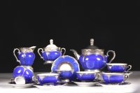 VİYANA PORSELEN ÇAY TAKIMI 20. yy.başı - 21 cm.